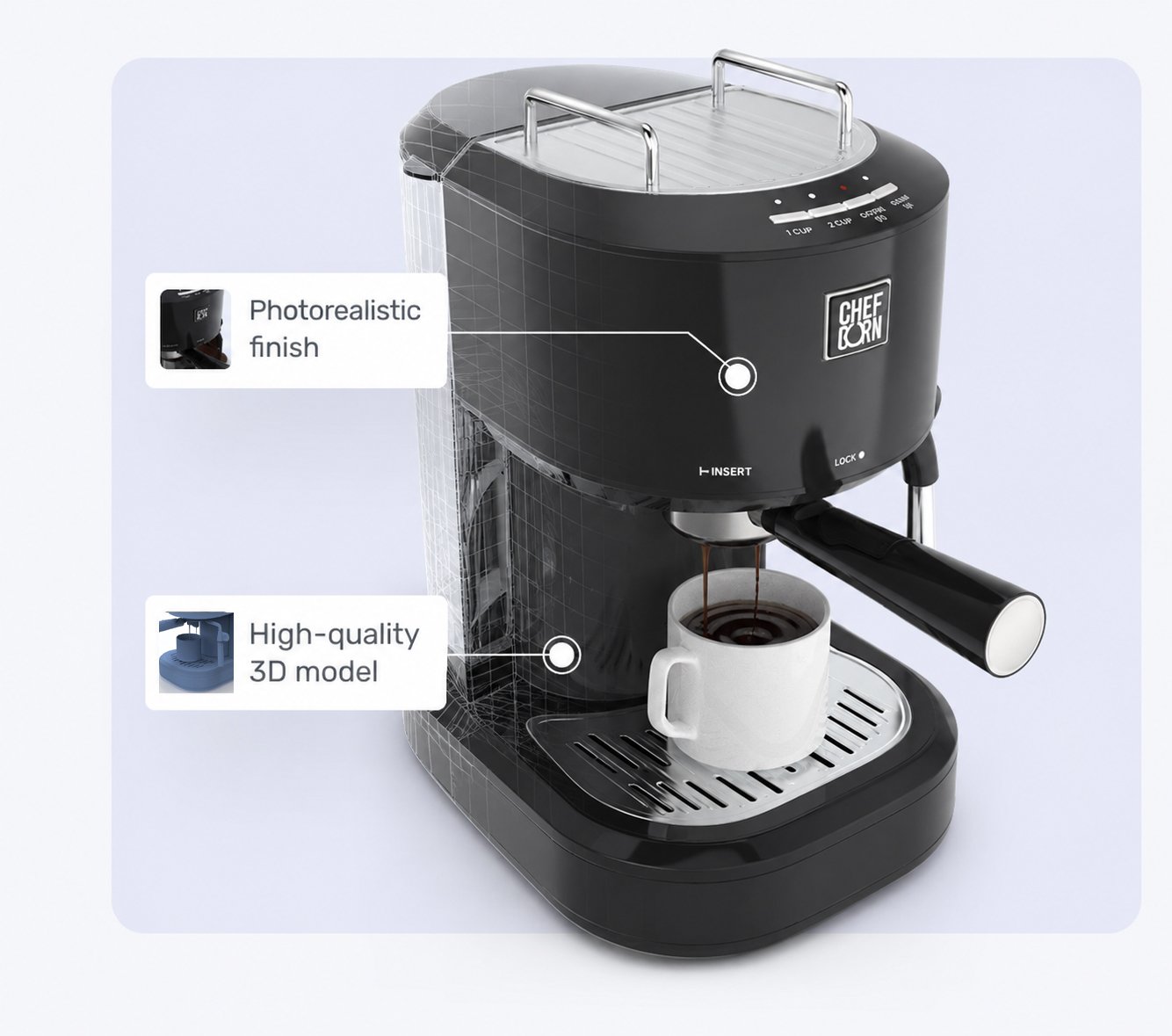 Product Visuals (Photography & 3D Rendering)